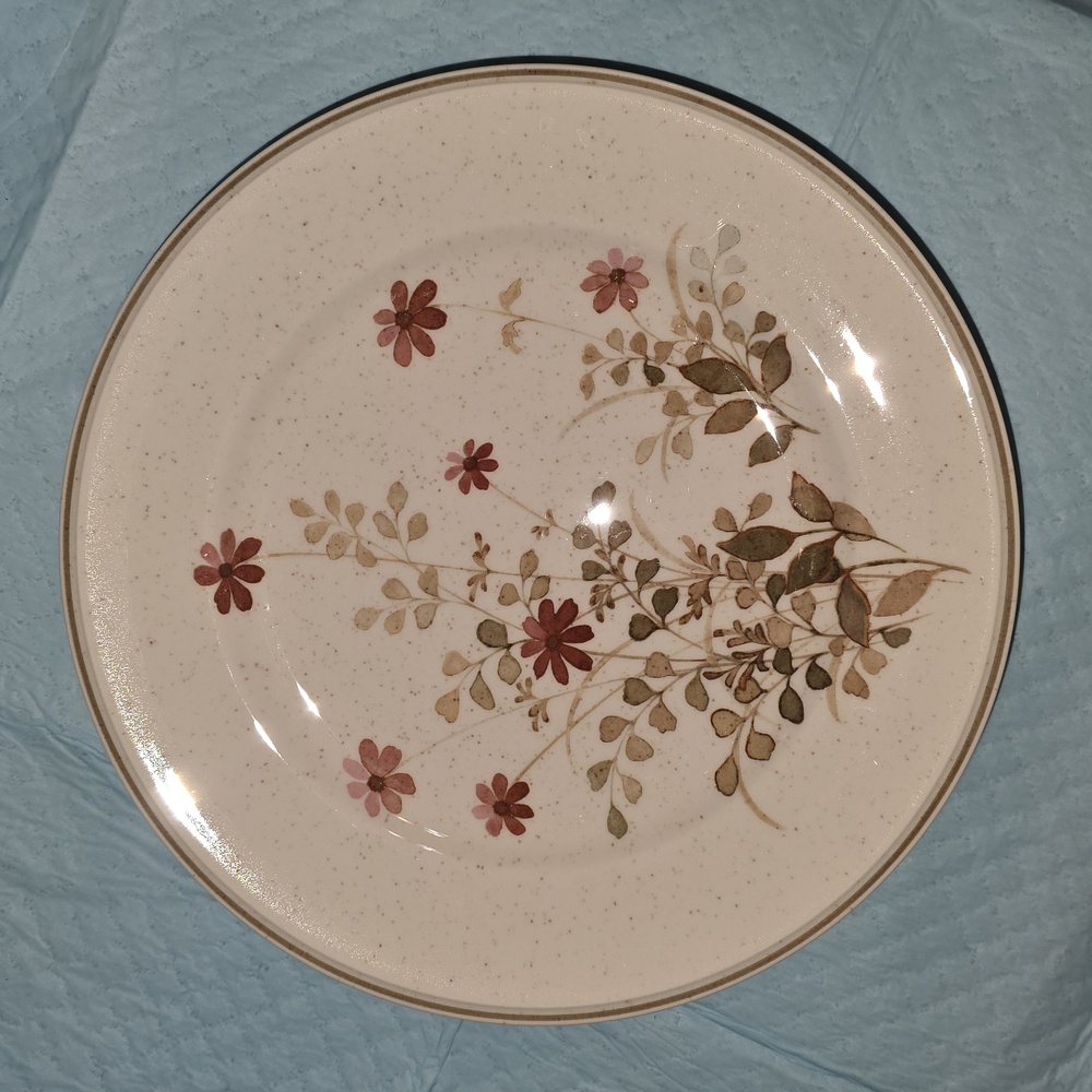 Versatone By Noritake OUTLOOK Pattern Set Of 4 Salad Plates Discontinued 1977-83